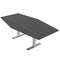Skutchi Designs 45.25 in W, 71.5 in L, 29 in H, Engineered Wood Top, Grey HAR-HEX.IR-46x72-T-ASIANNIGHT - alternate 1